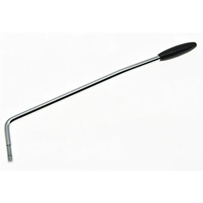 Image of KAISH Mexico Standard ST Strat Style Guitar Tremolo Trem Arm Whammy Bar for Strat/Stratocaster Chrome with Black Tip
