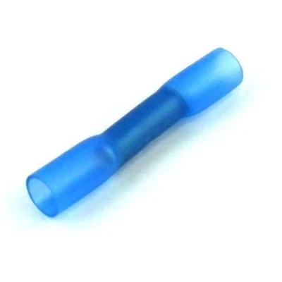 Image of 10x Heat Shrink Butt Connectors Blue, Electrical Terminals FREE FIRST CLASS UK POSTAGE!