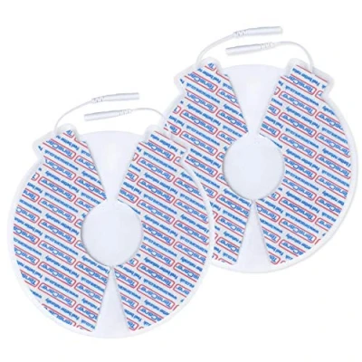 Image of TensCare 4 Reusable Breast Electrode Pads for Lactation or Toning