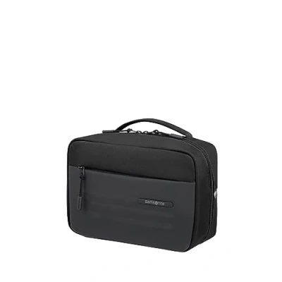 Image of Samsonite Stackd Toilet Kit Toiletry Bag, 24.3 cm, Black, Black (Black), Bag