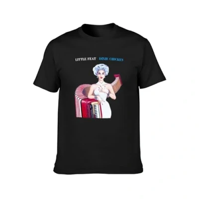 Image of Little Feat Dixie Chicken T Shirt Graphics Tee Black S