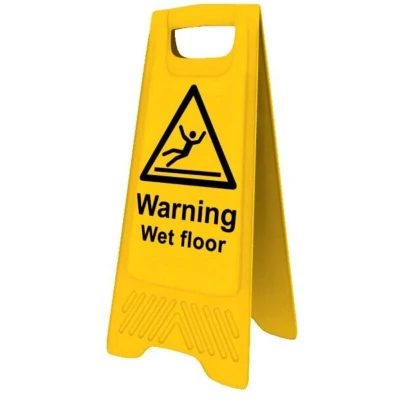 Image of Sitesafe Wet Floor A frame Warning Sign 300 x 620mm
