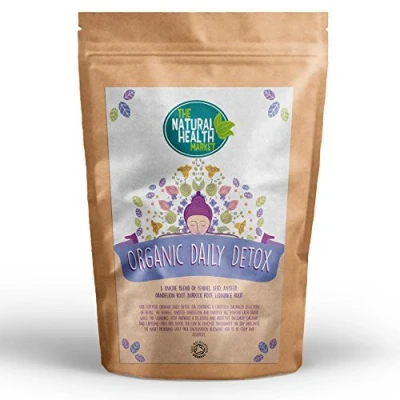 Image of Organic Daily Detox Tea (15 teabags) by the Natural Health Market Certified Soil Association Unbleached NON GMO Bags