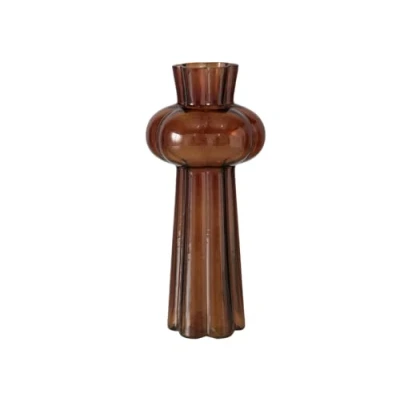 Image of Boltze Mahoni Vase Brown 25 cm (Pack of 1)