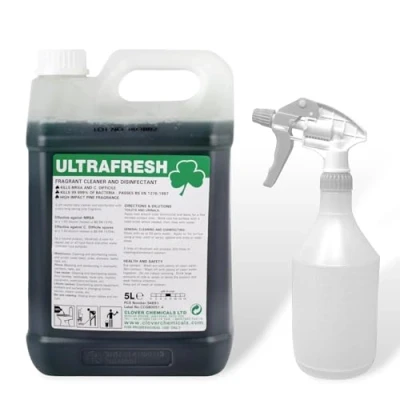 Image of Clover Chemicals Ultra Fresh Disinfectant 5L and 750ml Trigger Spray