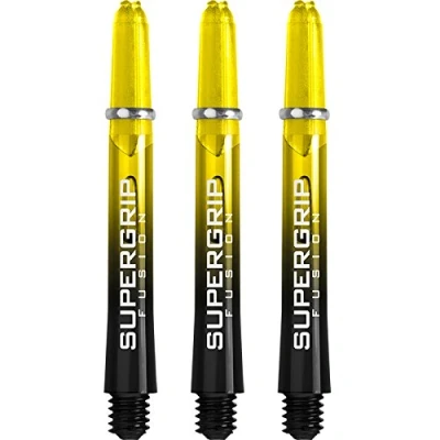 Image of Harrows Supergrip Fusion Stems with Machined Rings Tweenie 1 set (3) (Black &amp; Yellow)