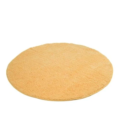Image of Gözze Microfibre Bath Mat, Polyester, sunshine yellow, 110 cm Durchmesser