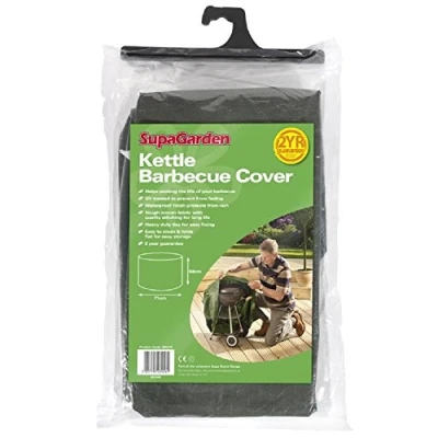 Image of Heavy Duty Kettle BBQ Cover UV Treated for Long Life.