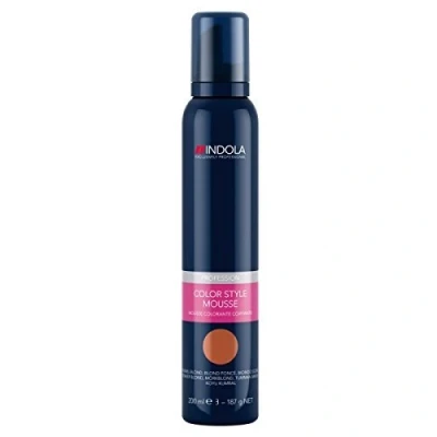 Image of Indola COLOUR STYLE MOUSSE PROFESSIONAL SALON PERMANENT HAIR DYE DARK BLONDE by