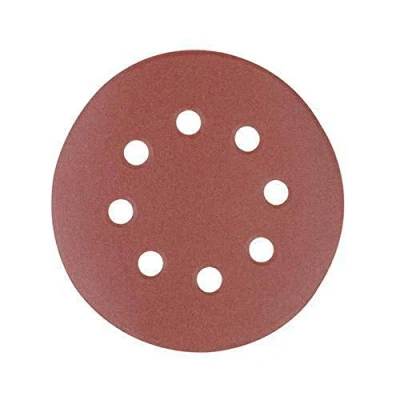 Image of Silverline Hook &amp; Loop Discs Punched 125mm 10pk 40 Grit