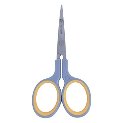 Image of Acme Titanium Curved Embroidery Scissors 4 inch, Stainless Steel