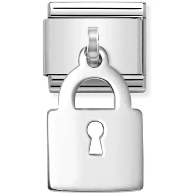 Image of Nomination Padlock Pendant Charm