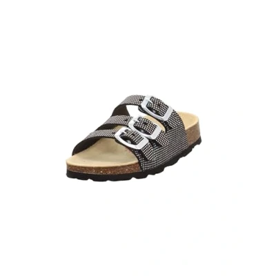 Image of Superfit Girl&#039;s FUSSBETTPANTOFFEL Hausschuhe, SCHWARZ 0010