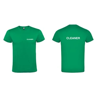 Image of VSafety Cleaner T Shirt Green Medium