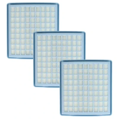 Image of vhbw 3x Filter compatible with Miele S166, S164 Parquet 1500, S163 Parkett &amp; Co Mini1400, Vacuum Cleaner HEPA Filter, Allergy