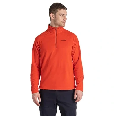 Image of Craghoppers Corey VI Half Zip Fleece Macaw Red M