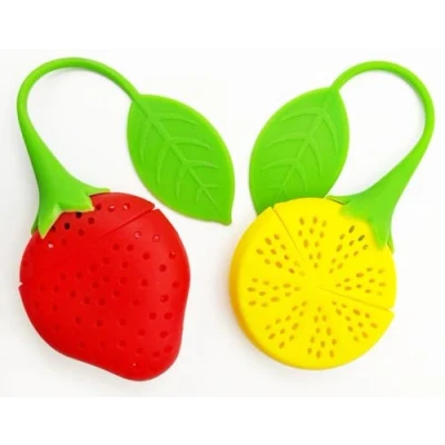 Image of Tea Infuser Loose Maker Leaf Strainer Herbal Spice Silicone Filter Diffuser (Both Design)