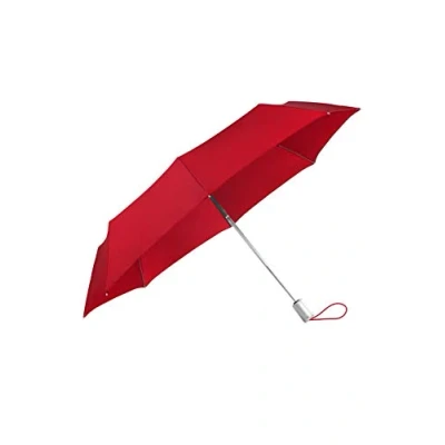Image of Samsonite Alu Drop S 3 Section Manual Mini Flat Stick umbrella 23 centimeters 1 Red (Tomato)