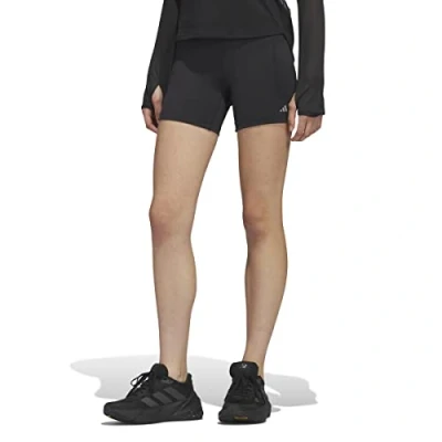 Image of adidas Women&#039;s DailyRun 5 Inch Short Leggings, Black, XXL