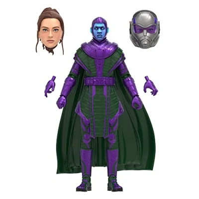 Image of Marvel Hasbro Legends Series Kang the Conqueror, Ant Man &amp; Wasp: Quantumania Action Figures, 6, Purple