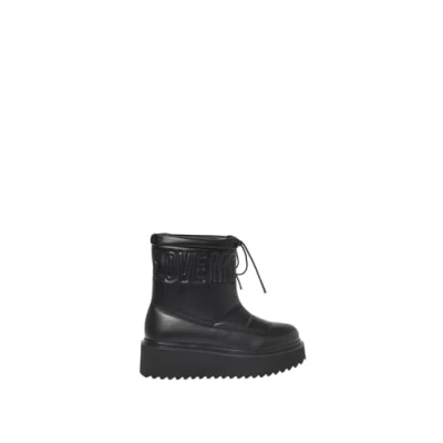 Image of Love Moschino Platform Power ankle boots, Women&#039;s, Size: 4, Nero High quality imitation leather