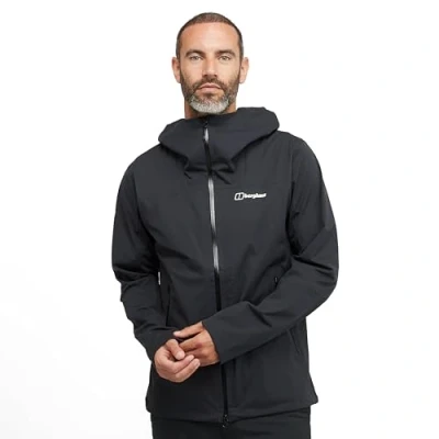 Image of Berghaus Mens Ridge Roamer 3L Softshell Jacket L BLACK