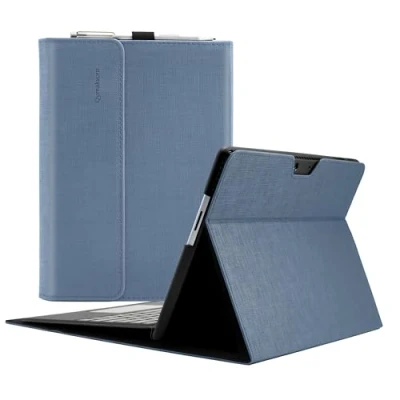 Image of Protective Case for Surface Pro 11/ 10/ 9 13 Inch,Multiple Angle Viewing Cover,Work with Type Cover Keyboard and Slim Pen 2,for Business,Working,Study