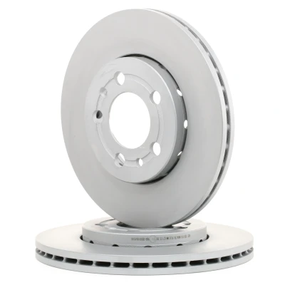Image of 8Z0615301B, 8Z0615301D Brake disc ATE 24.0122 0151.1 256,0mm 22,0mm 5 100,0mm Vented Coated High carbon VOLKSWAGEN: Polo IV Hatchback