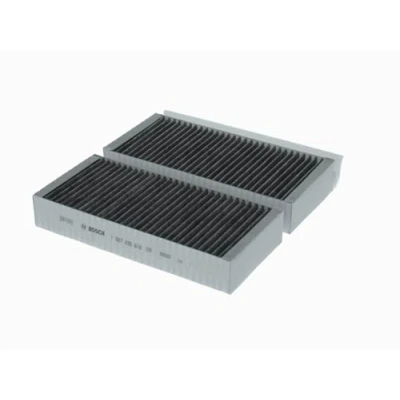 Image of 1668300318, 1668307201, 1668308200, A1668300318, A1668307201 Pollen Filter BOSCH 1 987 435 618 Activated Carbon 254mm 268mm 41mm