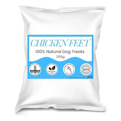 Image of Premium Natural Dog Treat (200g, Chicken Feet)