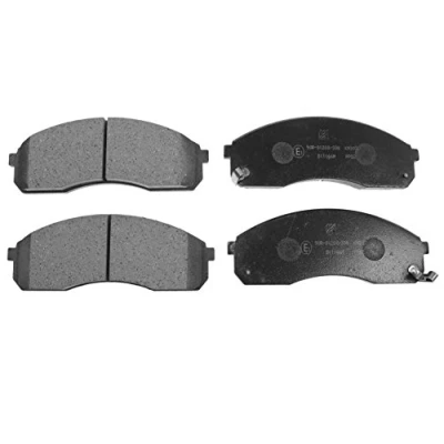Image of 0K56A3323Z, 0K56B3323Z, 0K56B3323ZA, 0K58A3323Z, 0K72G3328Z Brake pad set BLUE PRINT ADG04236 Front Axle with acoustic wear warning