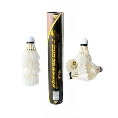 Image of VIPER Badminton Shuttlecocks Tube of Feather 12Pcs (1 x 12) 76 Speed