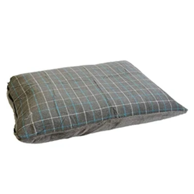 Image of Gor Pets Premium Comfy Cushion Cover an inner water resistant Large (76x117cm) Grey Check