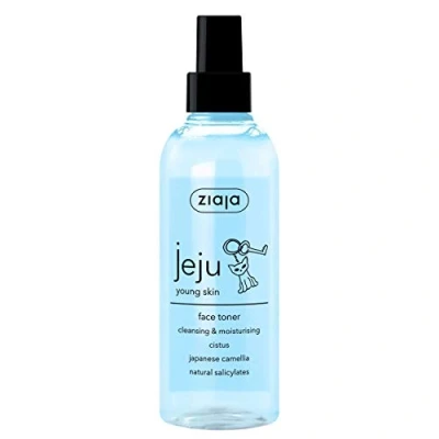 Image of Ziaja Jeju Young Skin Facial Toner for Oily and Problematic Vegan 200ml