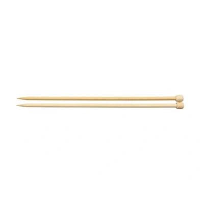 Image of Glorex Bamboo Knitting Needles 8.0 mm 35 cm, Natural, 8