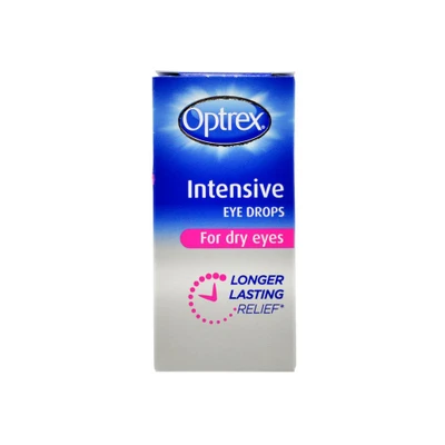 Image of Optrex Moisturising Eye Drops for Dry Eyes, 10ml, Drops, Eyes Contact Lenses, Provides Relief Irritation, Moisturises Irritations and Inflammations