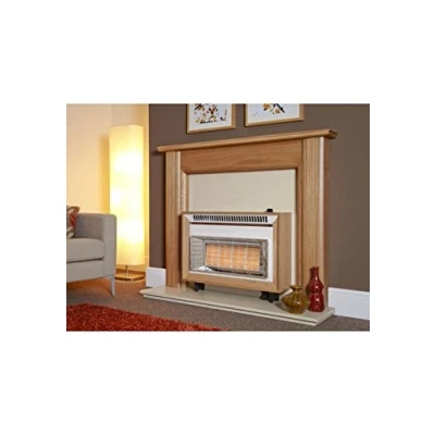 Image of Designer FIRE FLAVEL FORML0EN LIGHT OAK MISERMATIC GAS EC
