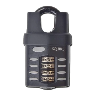 Image of SQUIRE CP40 Series Recodable 40mm Combination Padlock Closed Shackle Visi