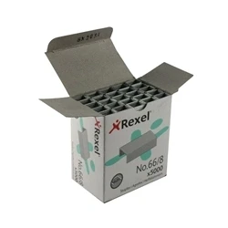 Image of Rexel 66 Staples 8mm [Pack 5000] 6065