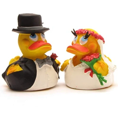Image of Bride and Groom Rubber Ducks