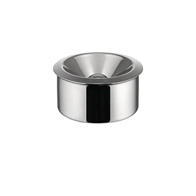 Image of Alessi 90010/I Ashtray, Stainless Steel, 3 x 12 11.5 cm