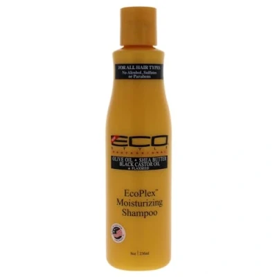 Image of Ecoco Eco Style EcoPlex Moisturising Shampoo Olive Oil Shea Butter Black Castor Flaxseed For All Hair Types Moisturizes Repairs No Alcohol or Parabens 8 fl. oz./236 ml