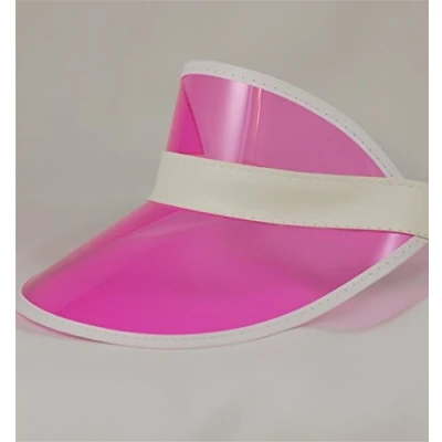 Image of Pink Sun Visor Perfect for Hen Parties Fancy Dress Costume Kit Pub Golf