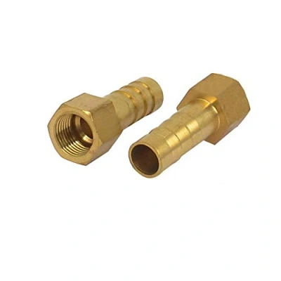 Image of Barbed Connector BE TOOL 3/8&quot; x Φ6mm Brass BSP Connectors Female Hose Pipe Joiner for Air/Fuel/Water (Pack of 2)