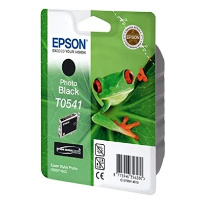 Image of Epson Singlepack Photo Black T0541 Ink Cartridge for printers (Black, Stylus R1800, R800, Black, Inkjet, Blister, 246 mm)