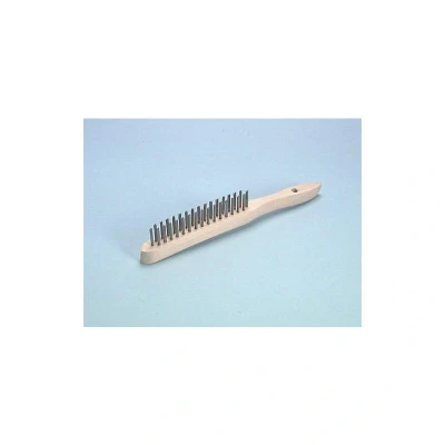 Image of Faithfull 680/S2 Heavy Duty Stainless Steel Scratch Brush 2 Row FAI680S2