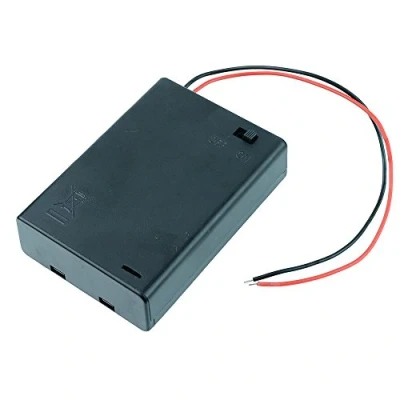 Image of AA x 3 Enclosed Battery Holder W/Switch 150mm DIY Hobby Electronics