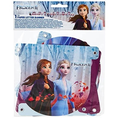 Image of Disney Frozen 2 10066553 PR91132 Banner, Multi Coloured
