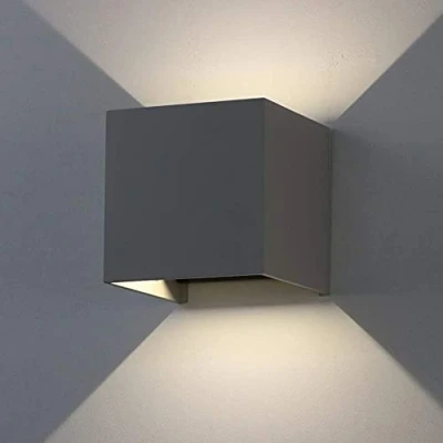 Image of K Bright 12W LED Outdoor Wall Lamps, up and Down Adjustable Light Beam,Waterproof IP65 for Light,4000K 4500K Natural White,Indoor Decorative Dark Grey