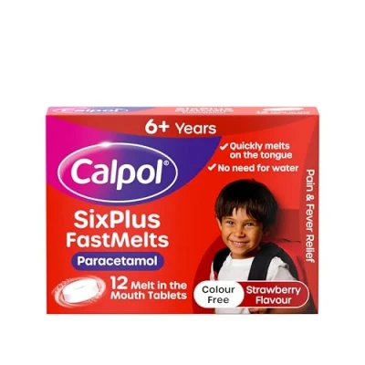 Image of Calpol Six Plus Fastmelts 250mg Orodispersible Tablets 12